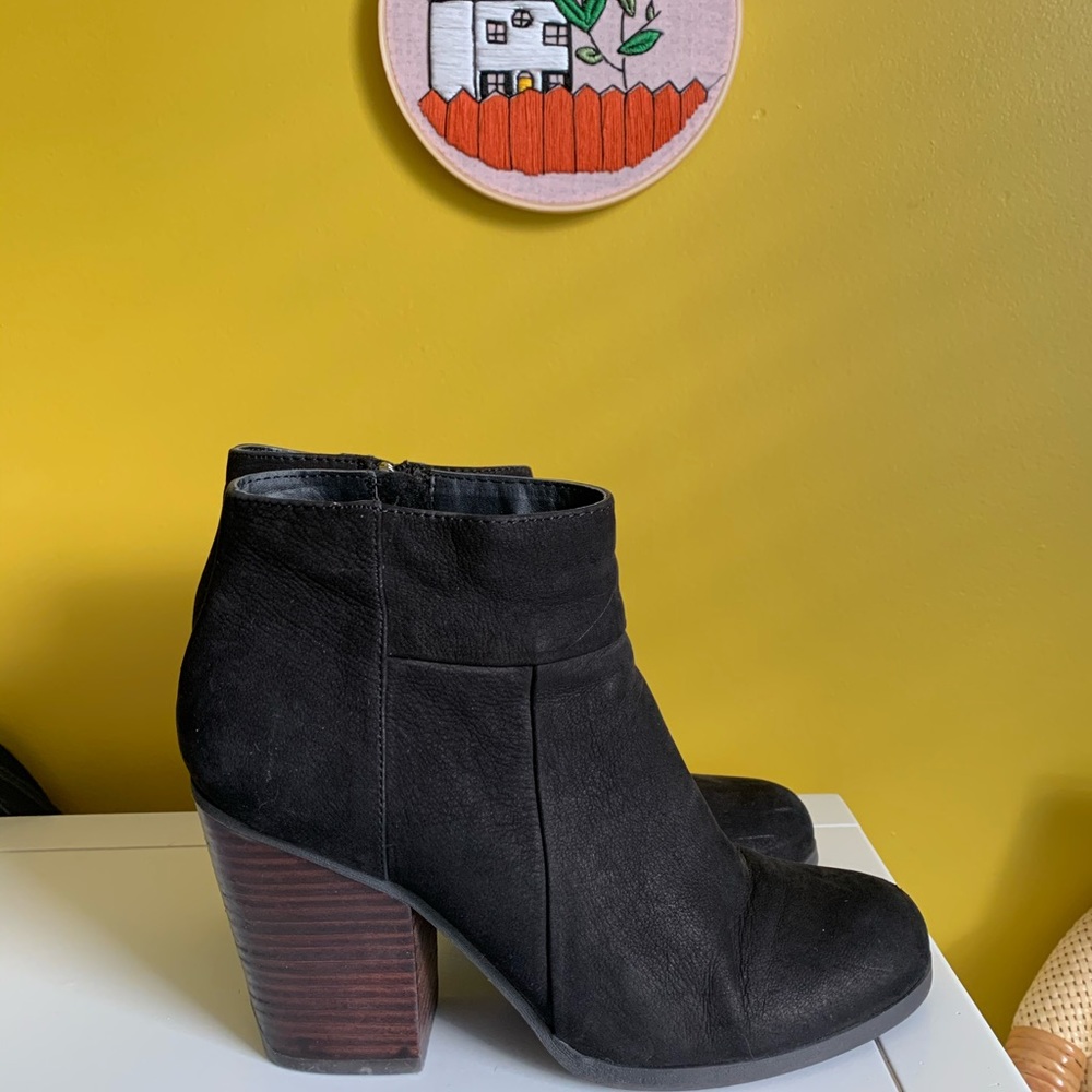Black ankle boots